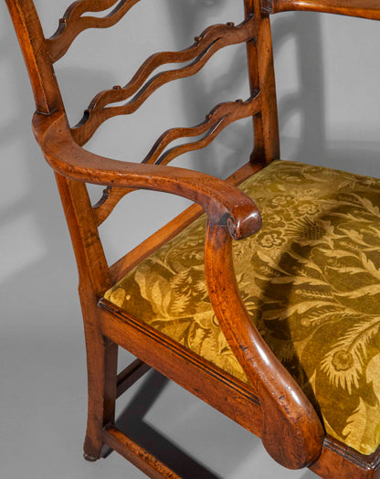 18th Century Ladder-Back Armchair