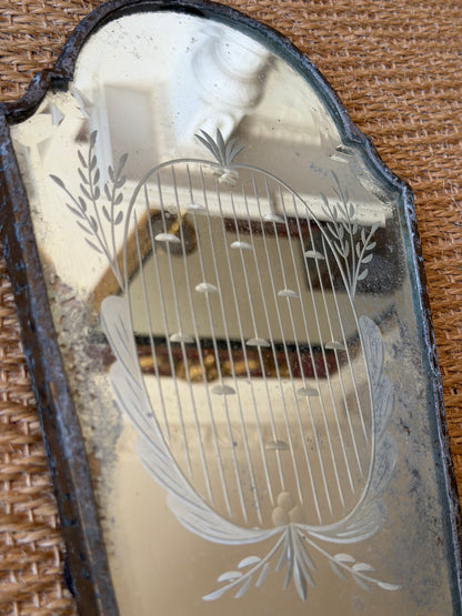 Venetian Etched Mirror Wall Lights