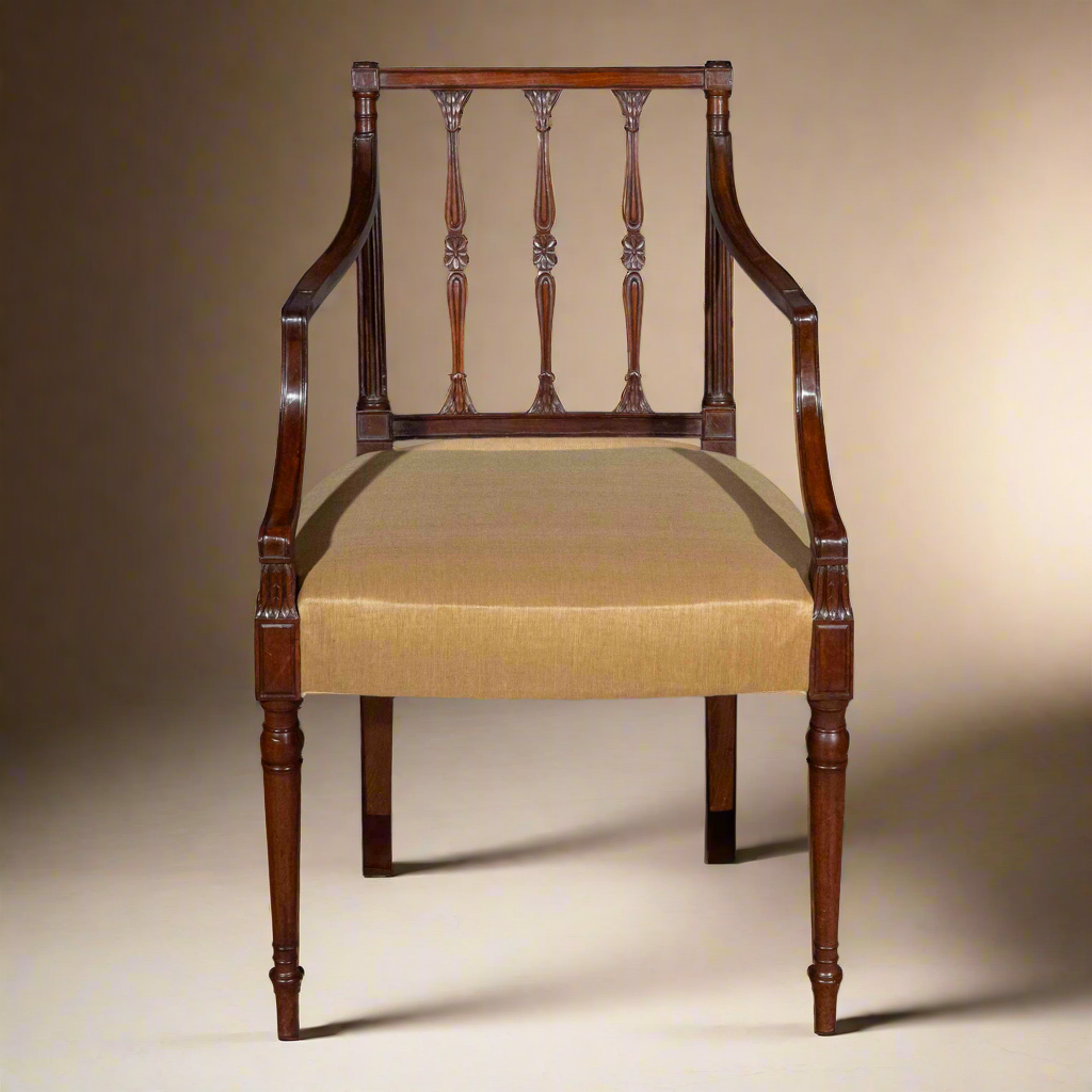 Fine Pair of George III Armchairs