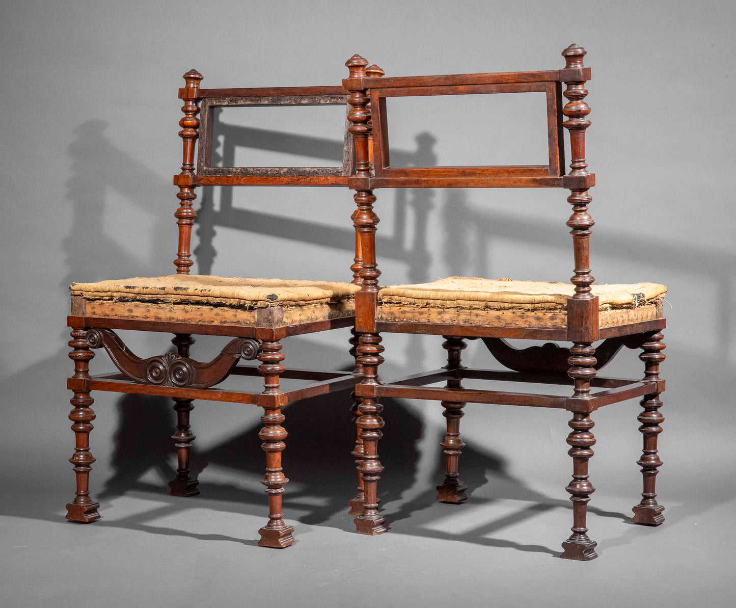 Gottlieb Bindesbøll: Danish Neo-Antique 'Pompeian' Chairs