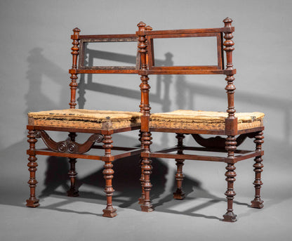 Gottlieb Bindesbøll: Danish Neo-Antique 'Pompeian' Chairs