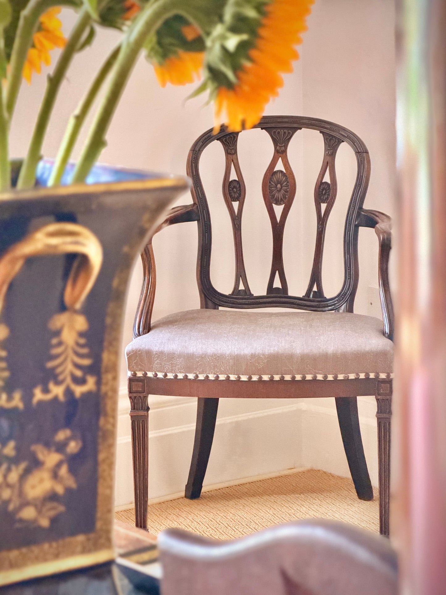 18th Century English Neoclassical Armchair