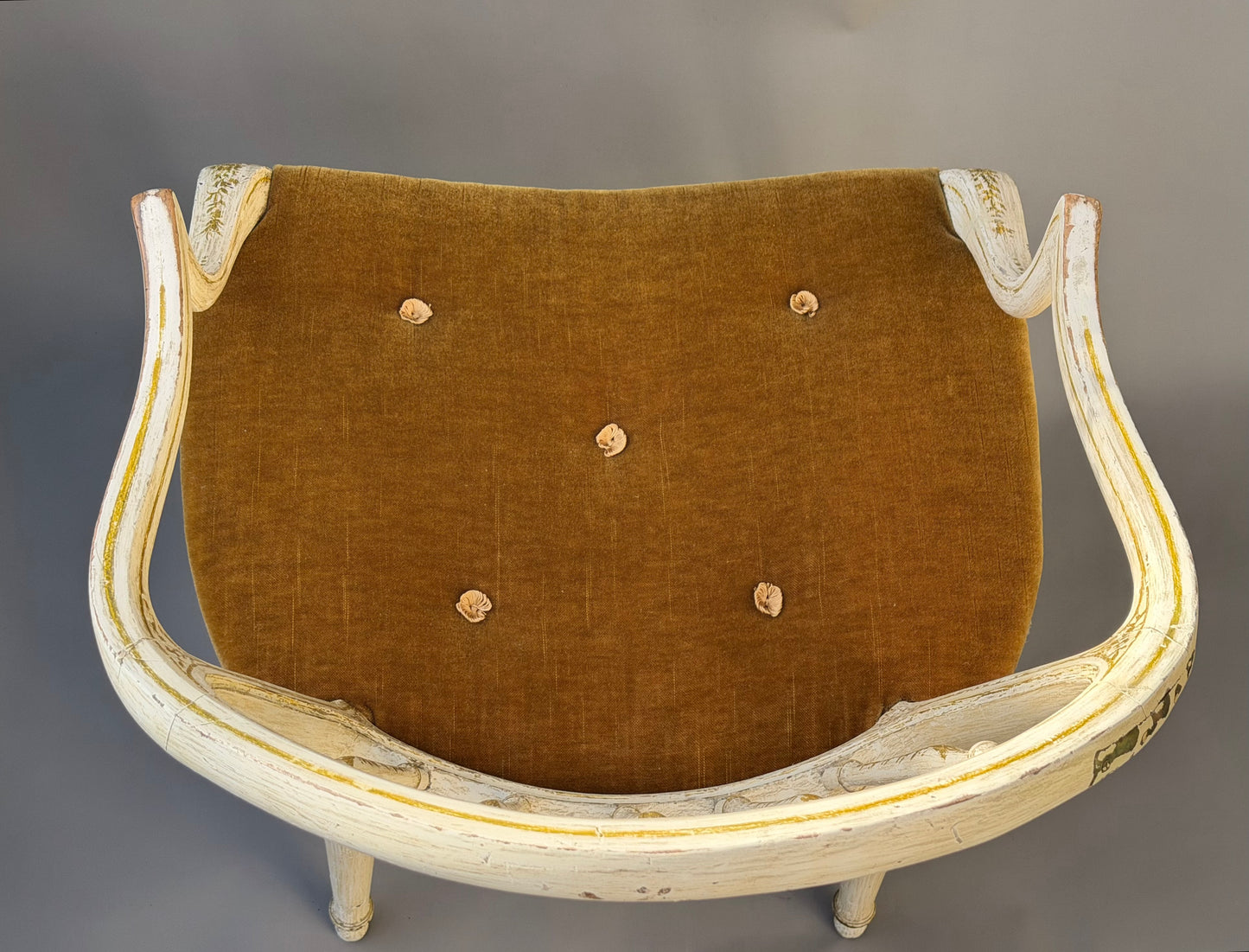 Georgian Painted Neoclassical Armchair