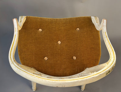 Georgian Painted Neoclassical Armchair