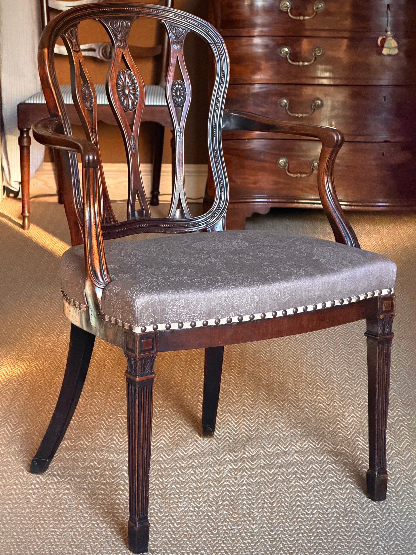 18th Century English Neoclassical Armchair