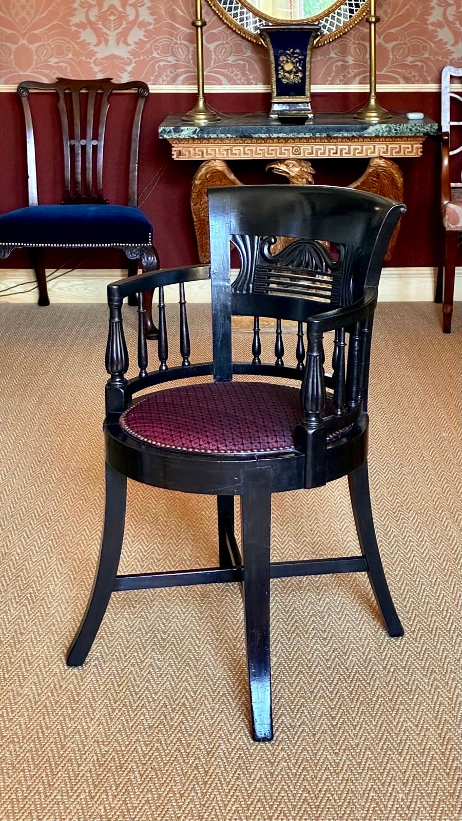 19th Century Anglo-Indian Desk Armchair