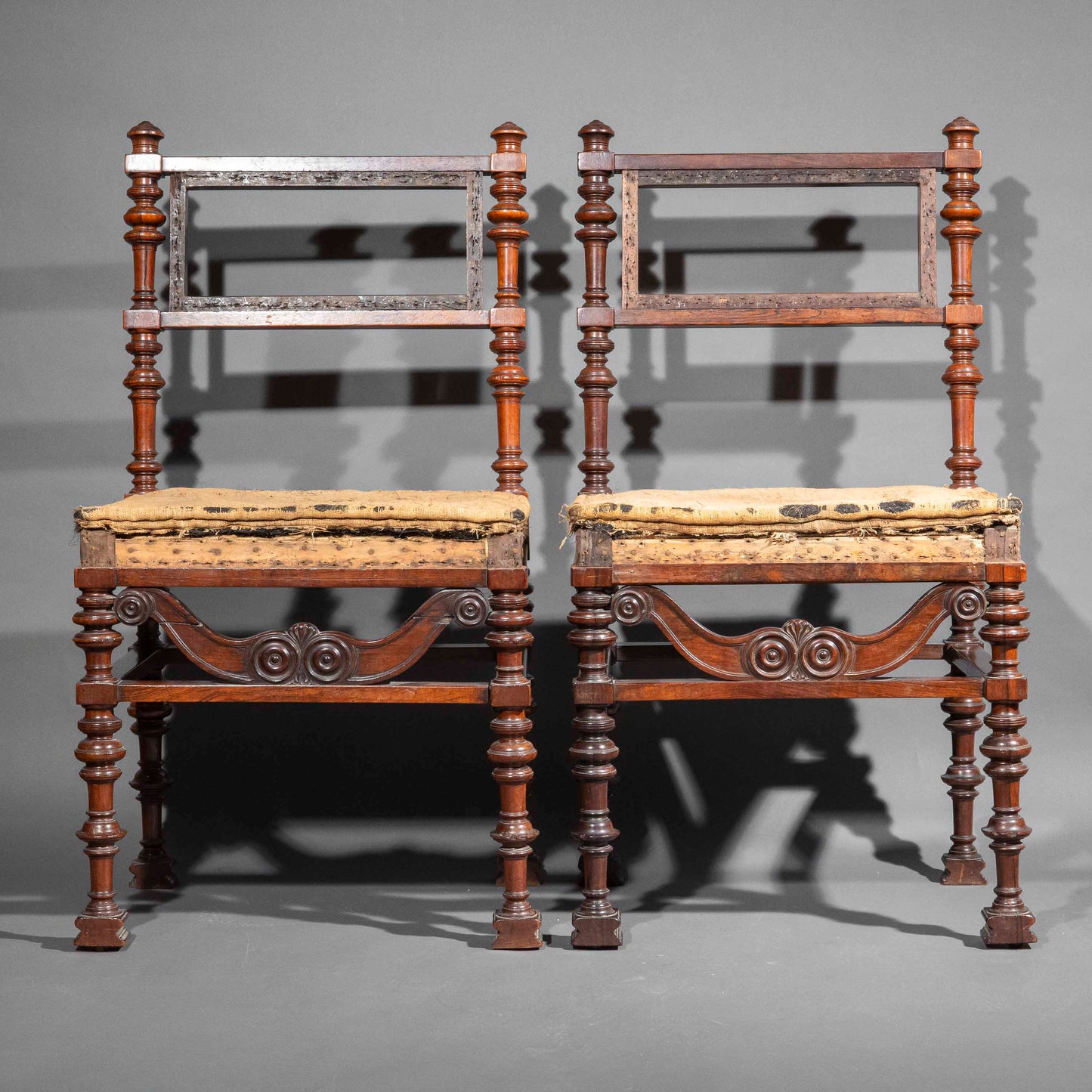 Gottlieb Bindesbøll: Danish Neo-Antique 'Pompeian' Chairs