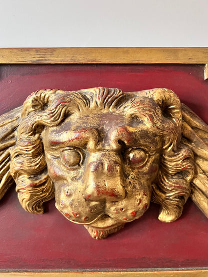 Fine Lion Mask Regency Style Mirror