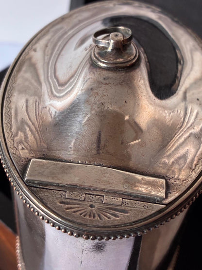 George II Period Parquetry Cocuswood Tea Caddy