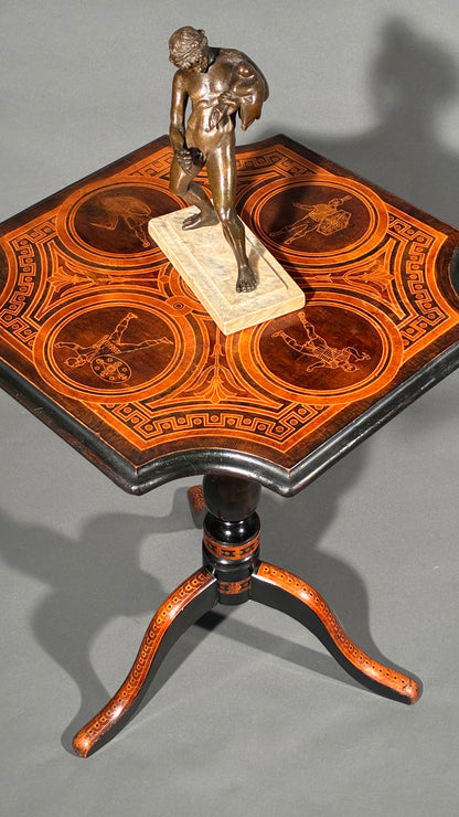 19th Century “Gladiator” Tripod Table