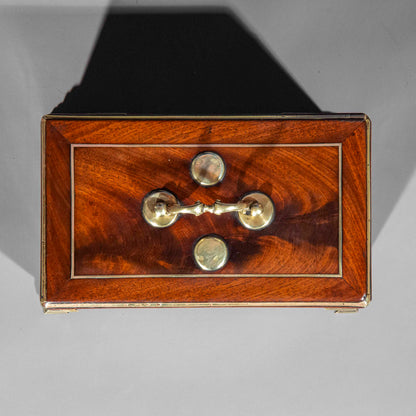 Mid-18th Century George II Period Tea Caddy, Attributed to Landall & Gordon