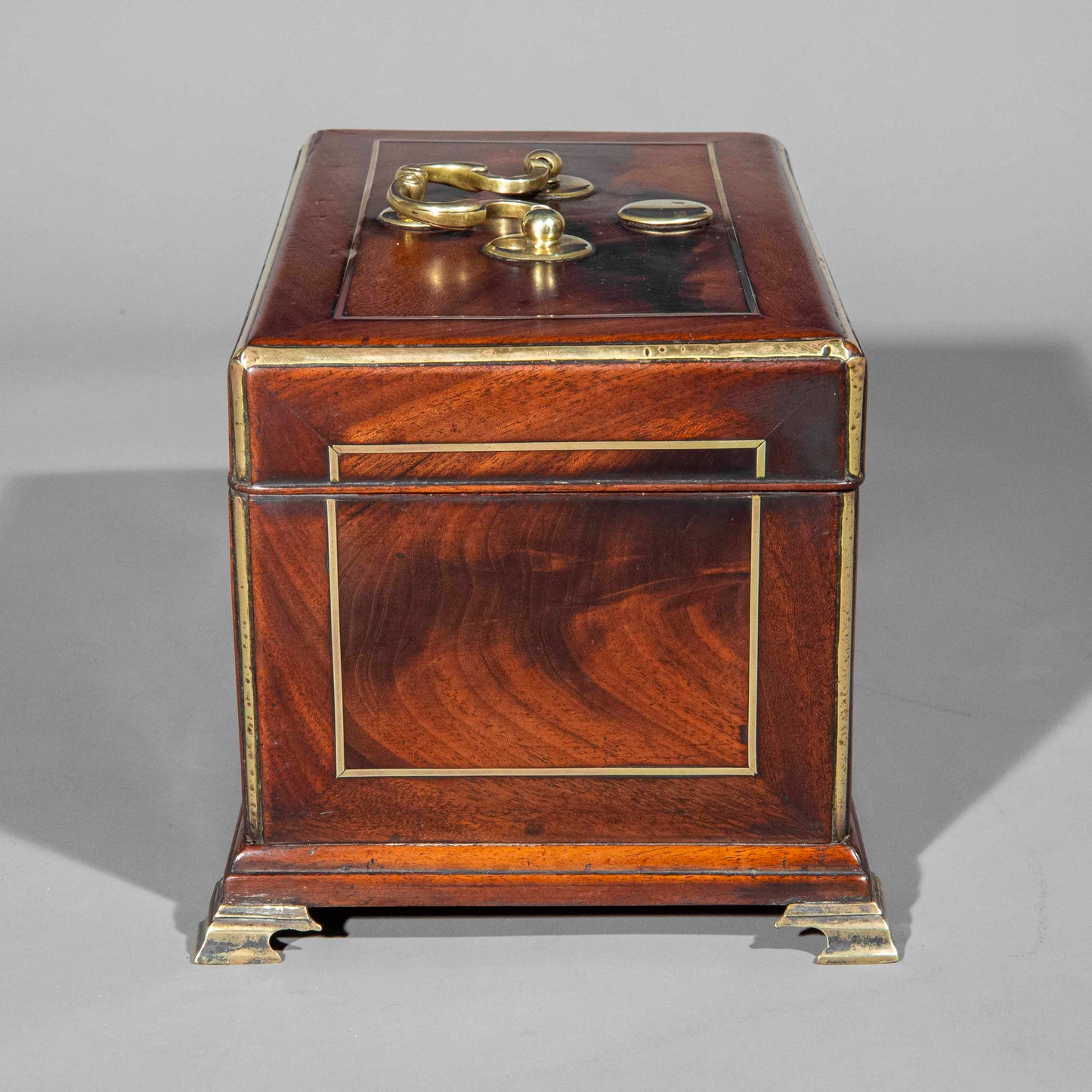 Mid-18th Century George II Period Tea Caddy, Attributed to Landall & Gordon