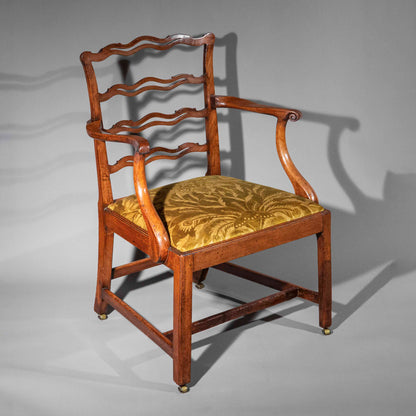 18th Century Ladder-Back Armchair