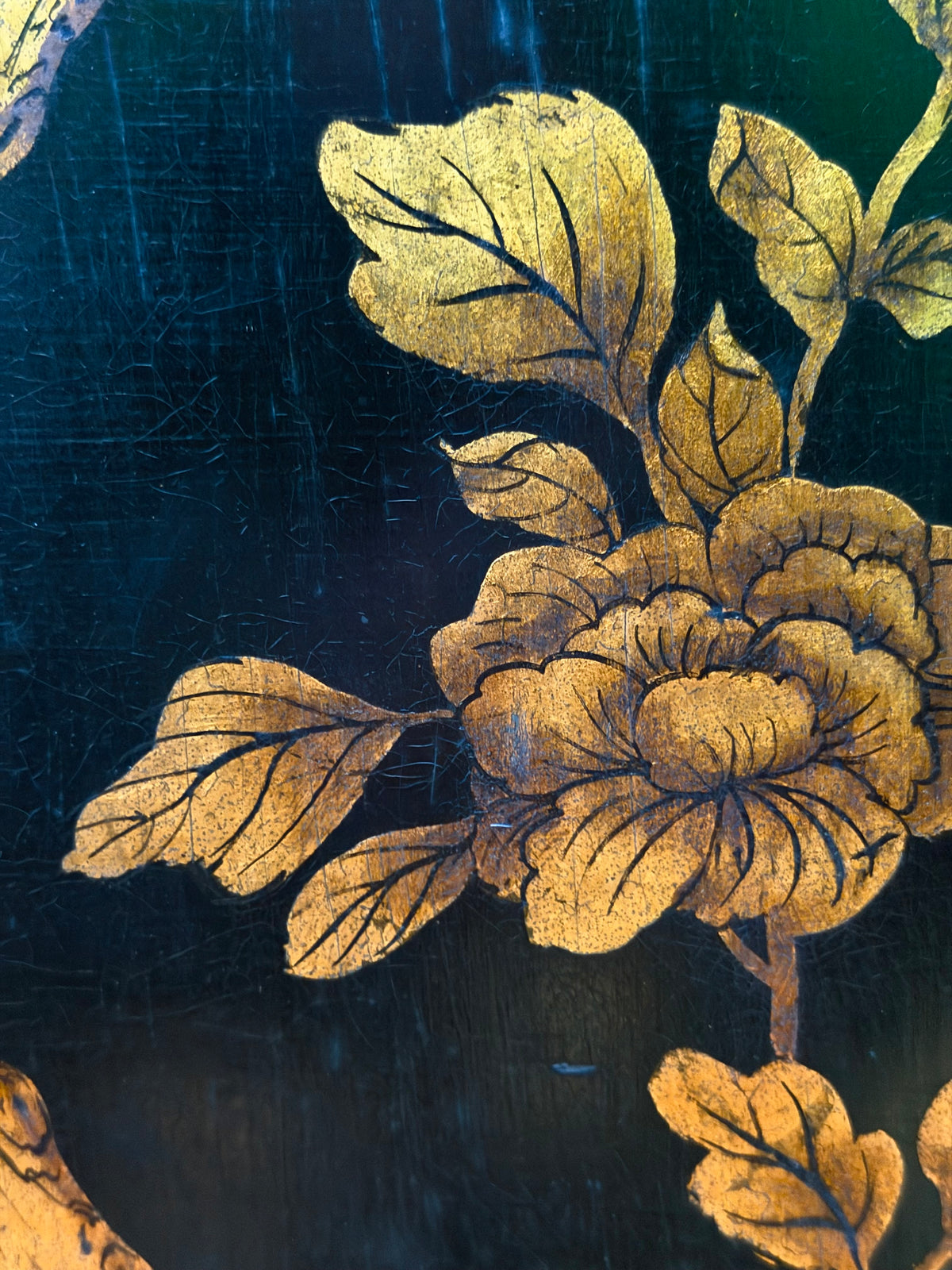 19th Century Chinese Lacquer Screen