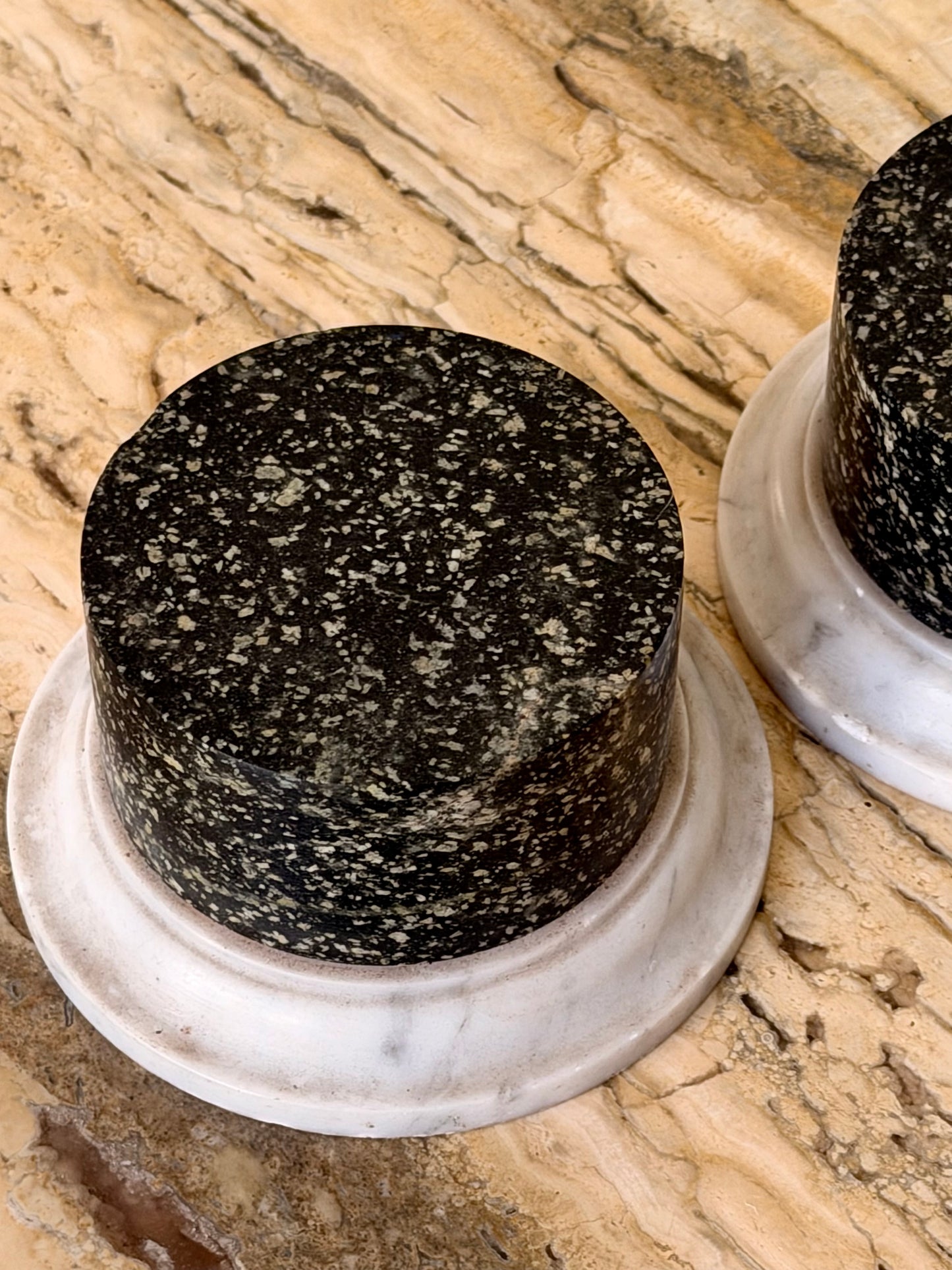 Grand Tour Black Porphyry Plinths