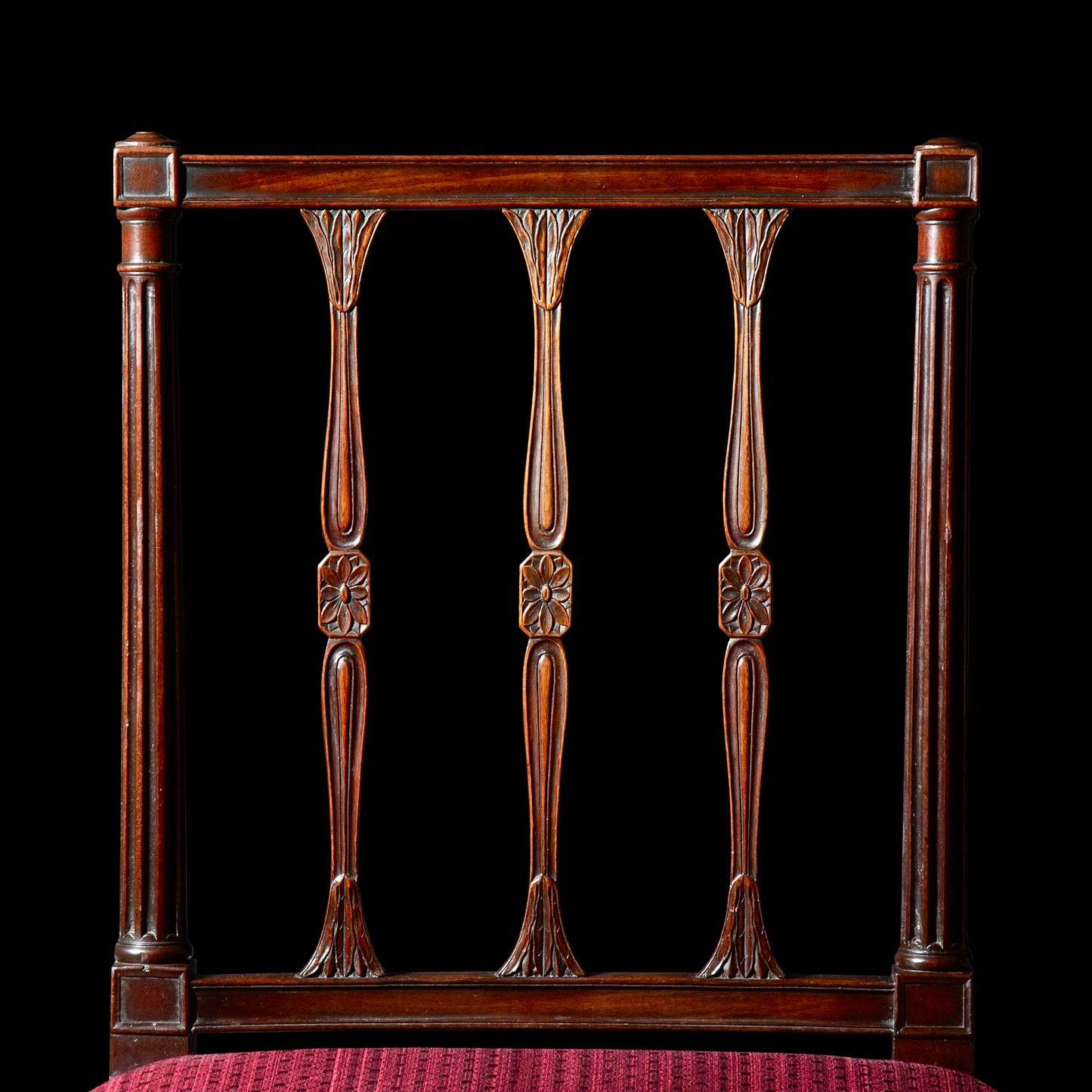 Fine Set of Eight George III Mahogany Dining Chairs