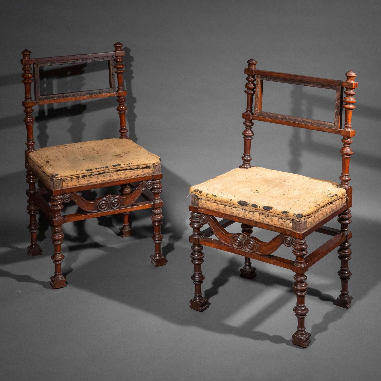 Gottlieb Bindesbøll: Danish Neo-Antique 'Pompeian' Chairs
