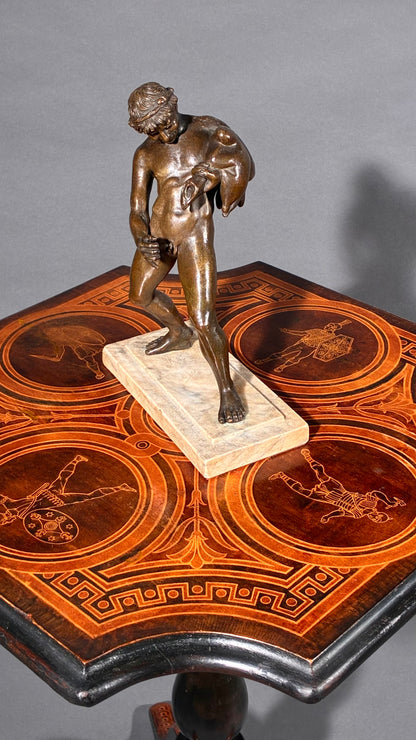 19th Century “Gladiator” Tripod Table