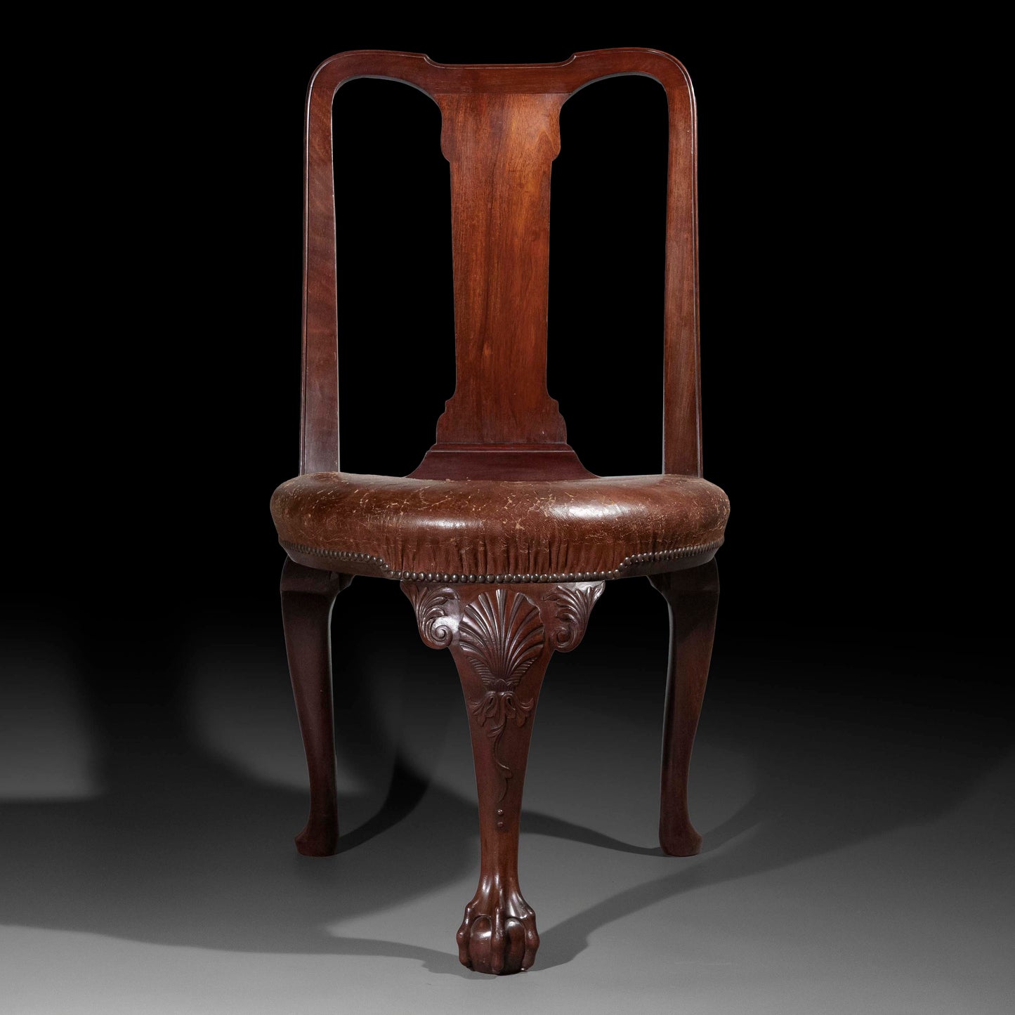 19th Century Queen Anne Style Tripod Chair