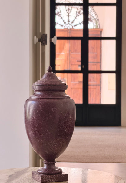 Large 18th Century Imperial Red Porphyry Vase