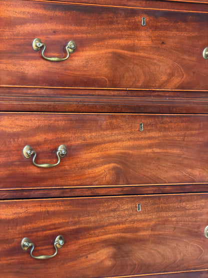 Fine Georgian Chippendale Chest on Chest