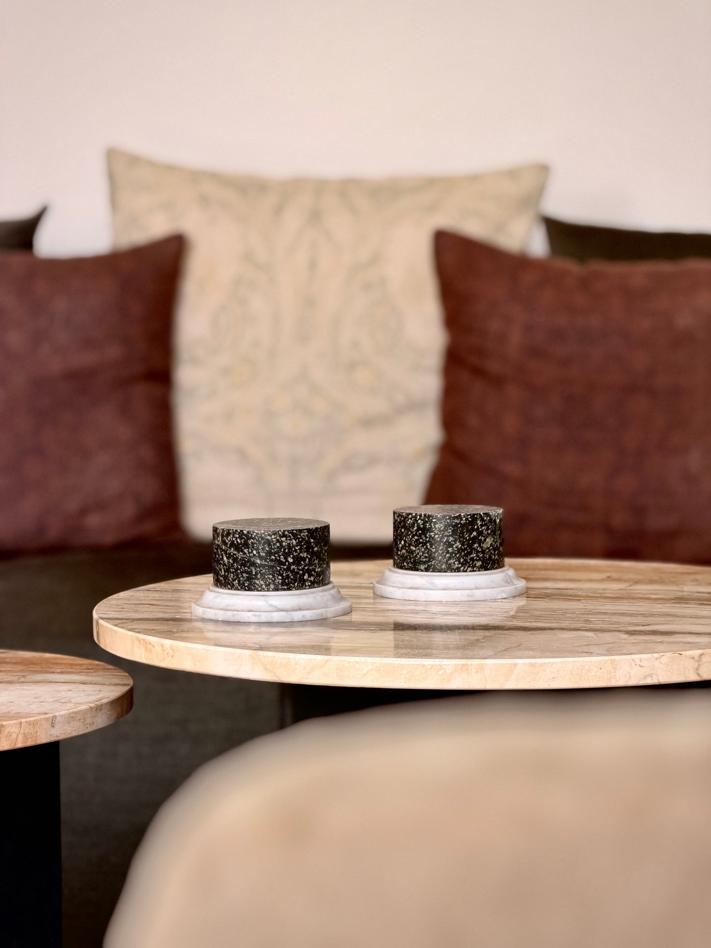 Grand Tour Black Porphyry Plinths