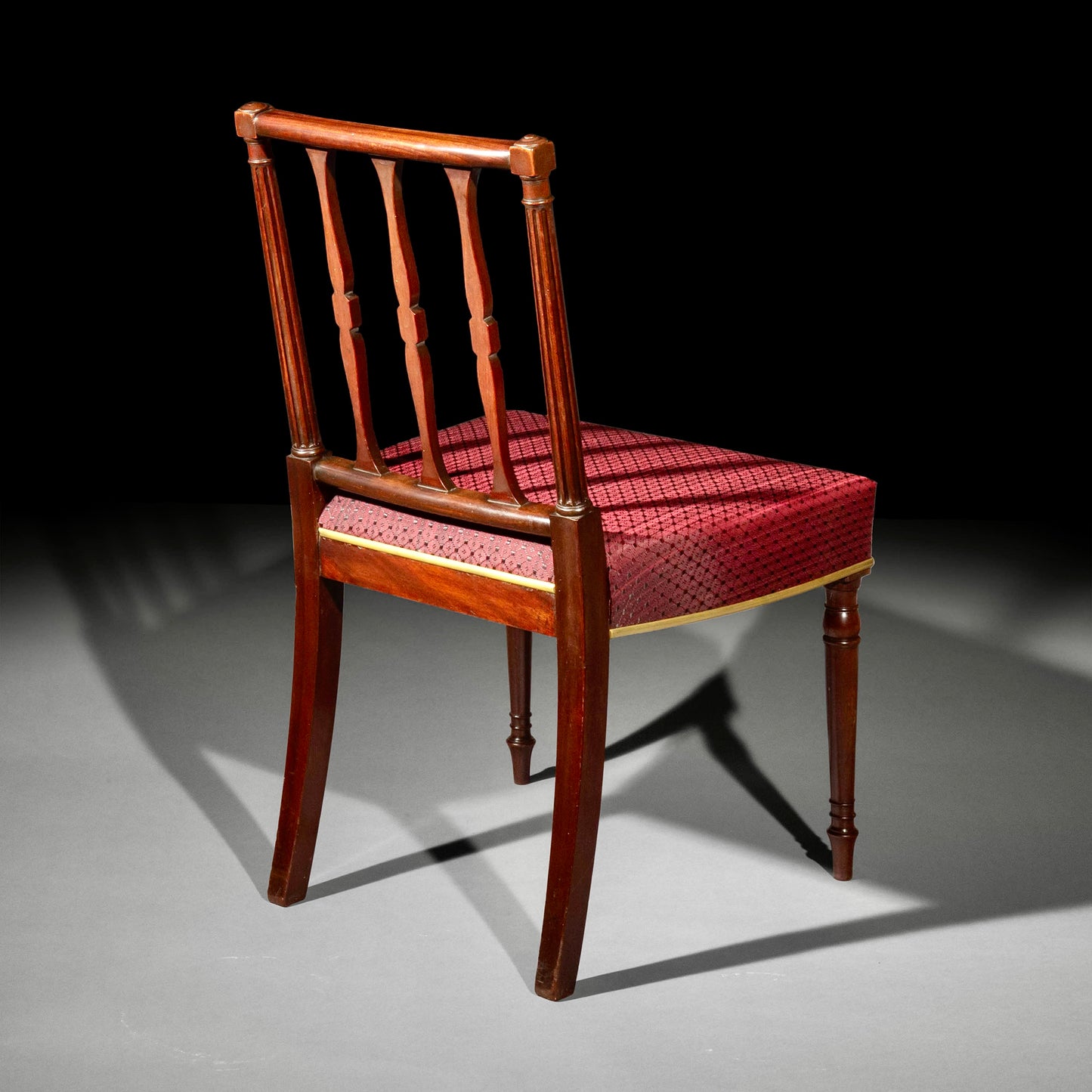 Fine Set of Eight George III Mahogany Dining Chairs