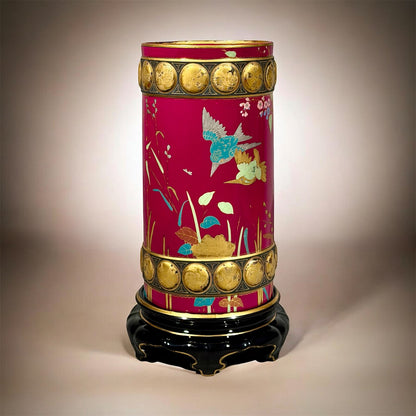 Exceptional and Large Minton Vase by Charles Toft