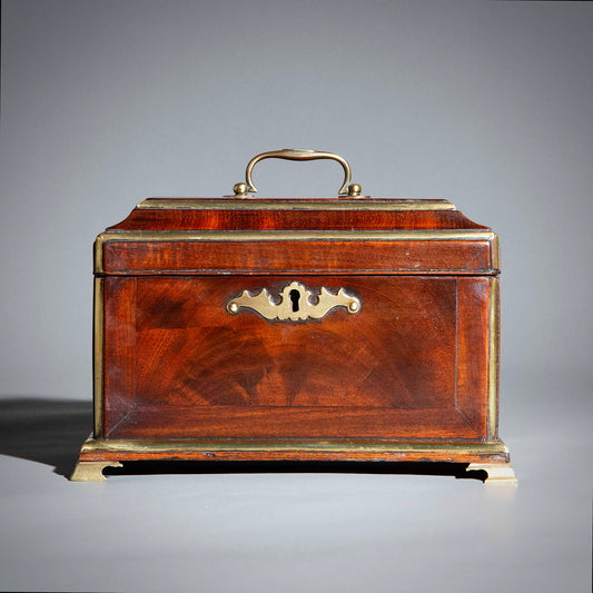 Mid-18th Century George II Period Tea Chest, Manner of Abraham Roentgen