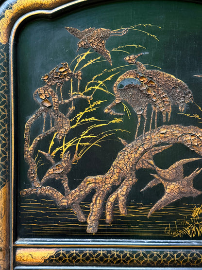 19th Century Chinese Lacquer Screen