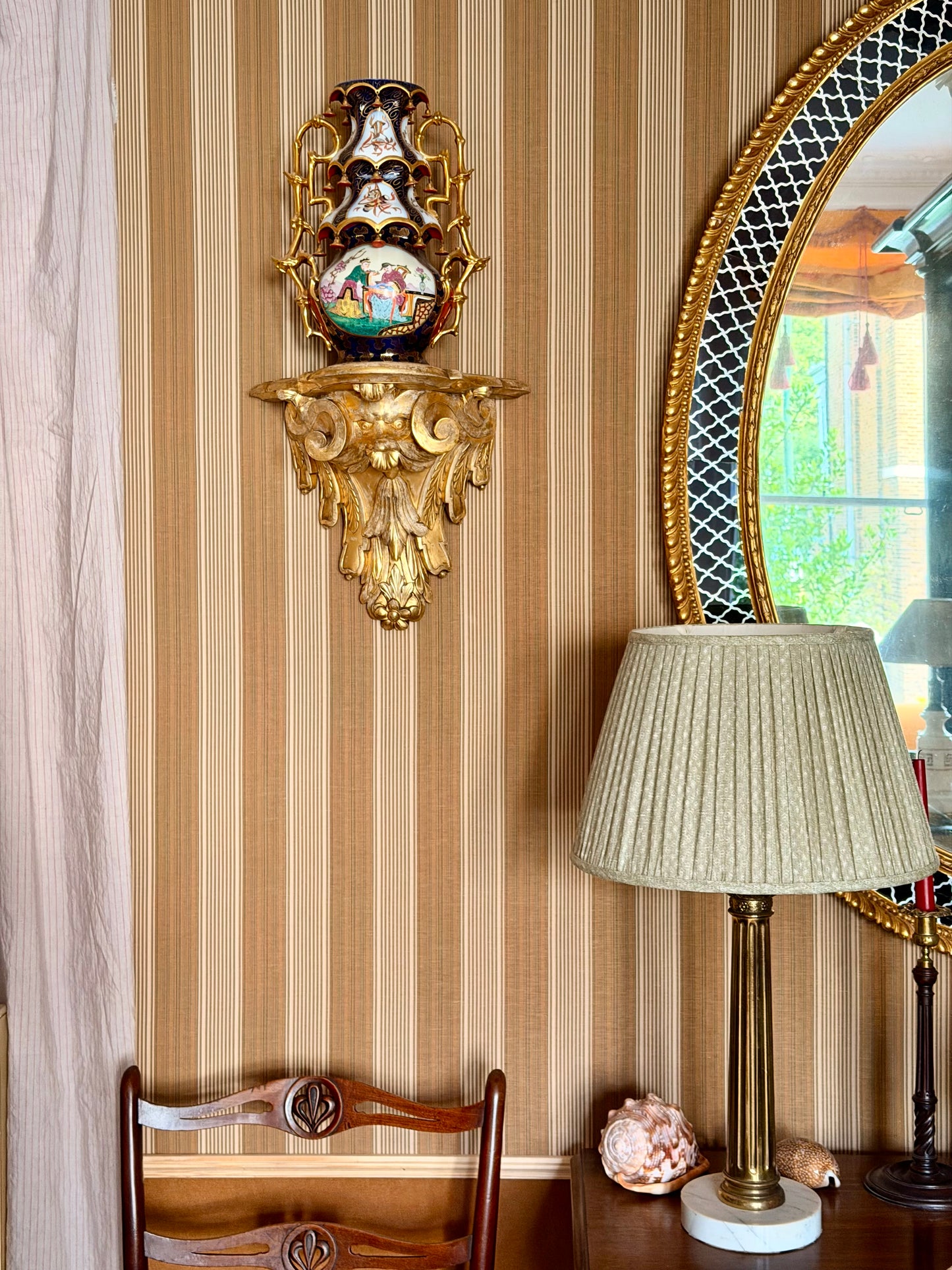 18th Century Giltwood Wall Brackets
