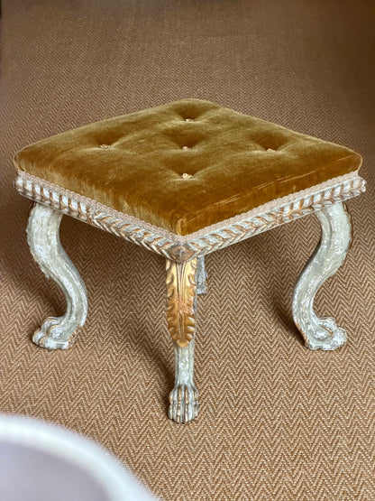 19th Century Italian Painted Stool or Bench