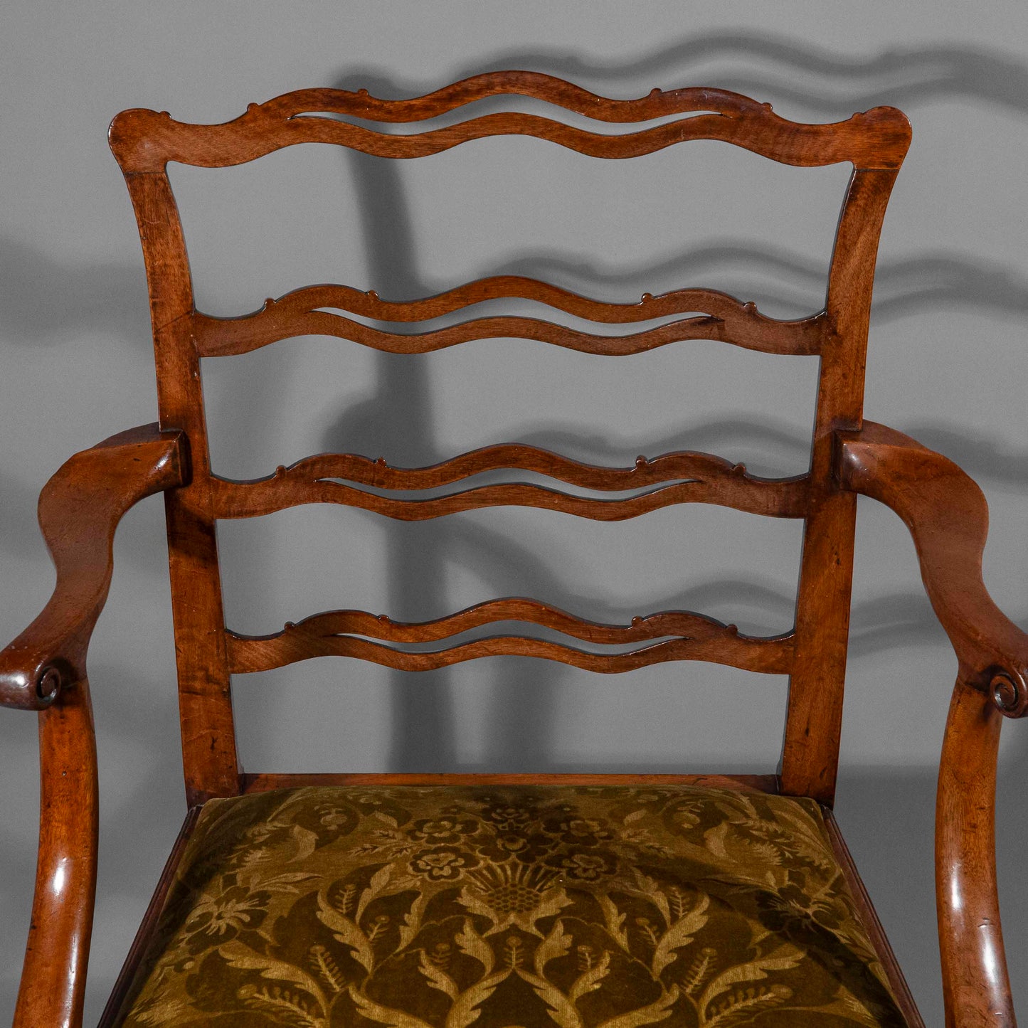 18th Century Ladder-Back Armchair