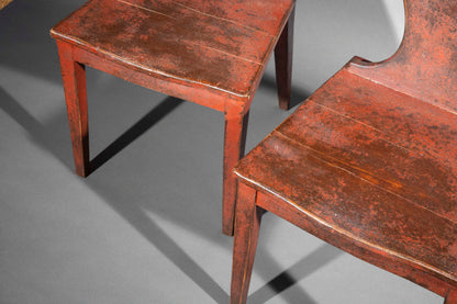 Neoclassical Painted Hall Chairs