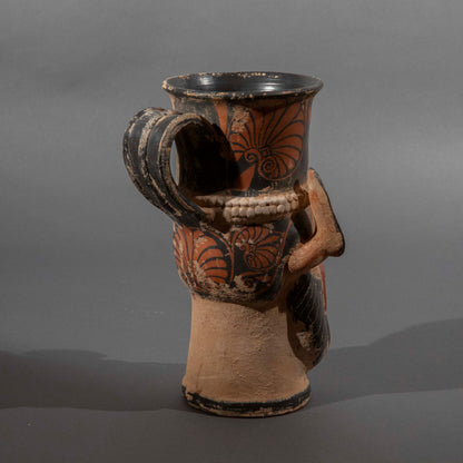 Grand Tour Pottery Satyr’s Head Lamp