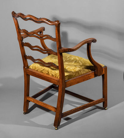 18th Century Ladder-Back Armchair