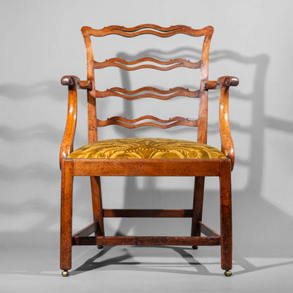 18th Century Ladder-Back Armchair