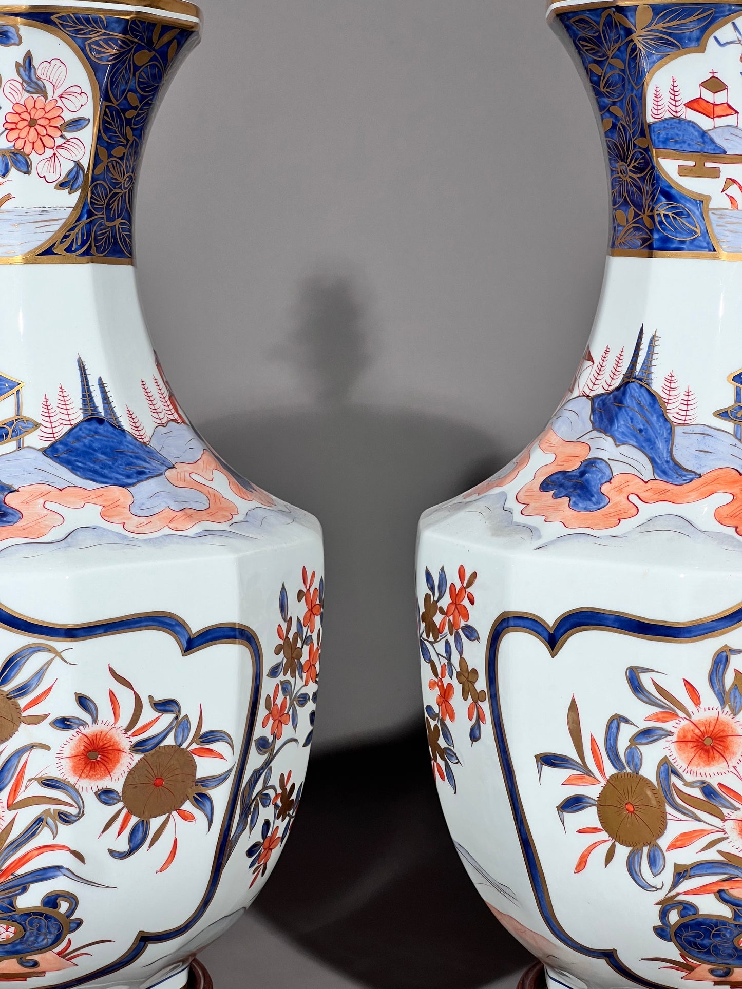 Pair of Imari Table Lamps