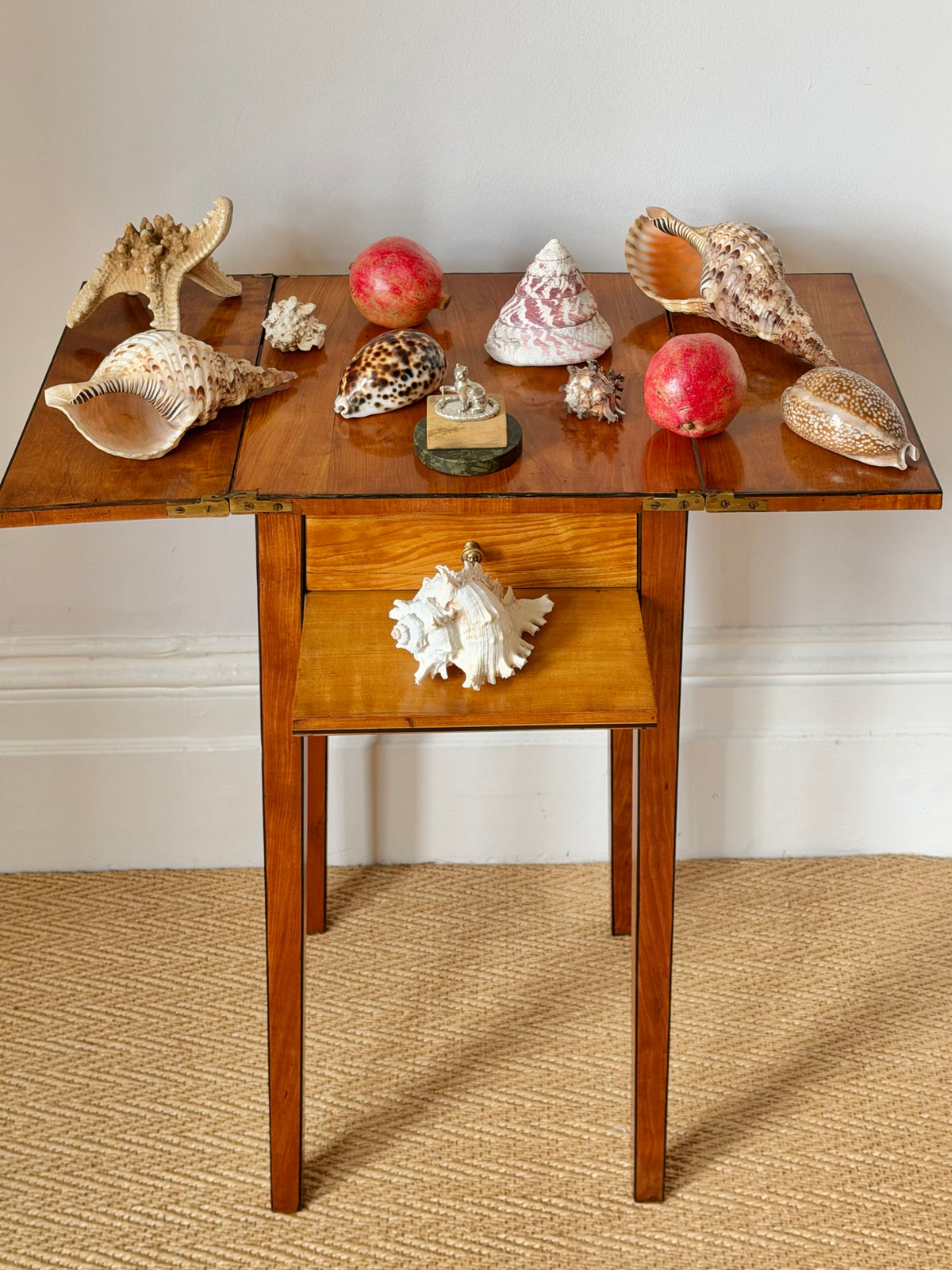 Small Regency Satinwood Lamp Table