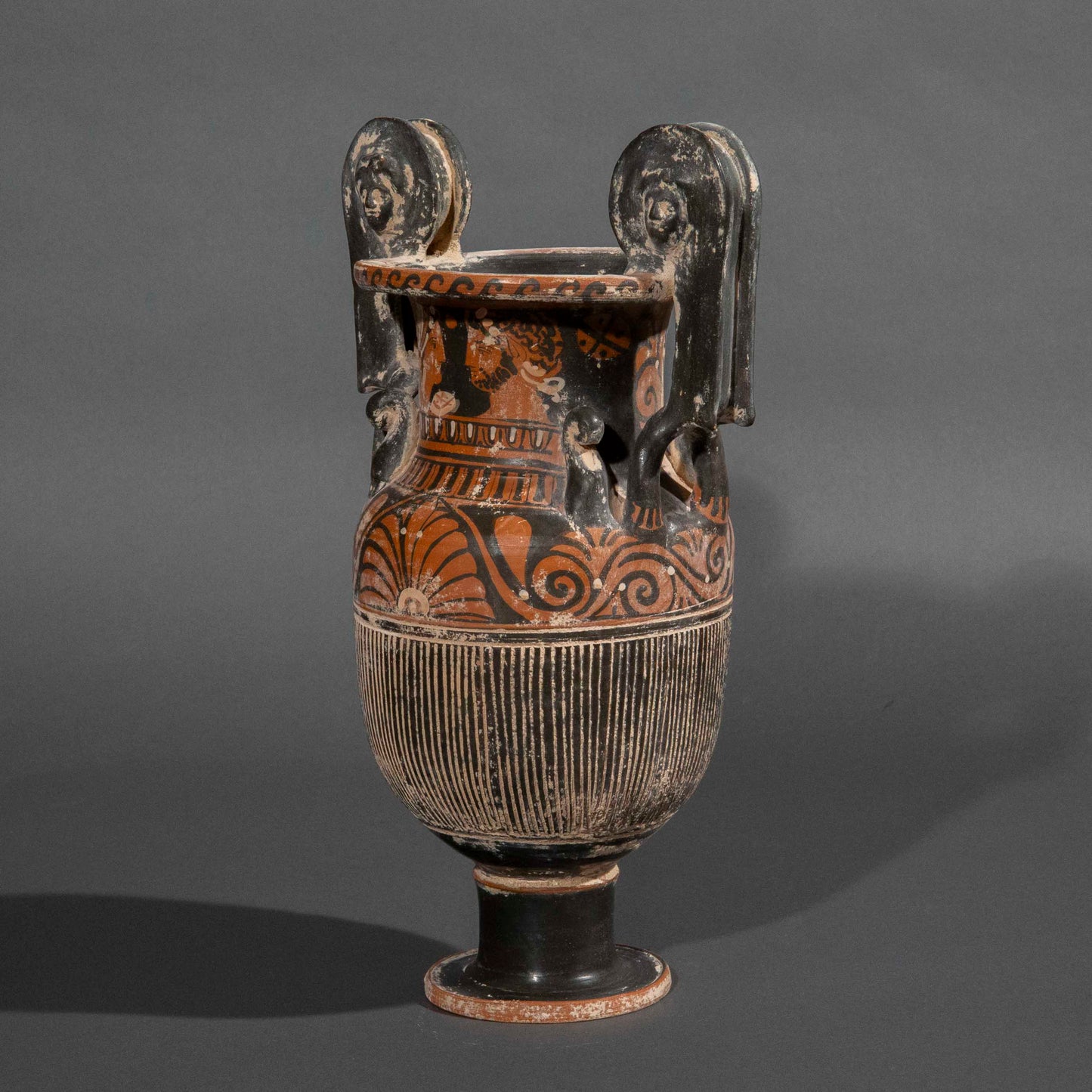 Large Grand Tour Volute-Krater Lamp