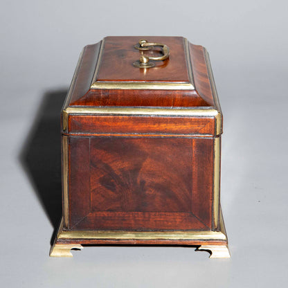 Mid-18th Century George II Period Tea Chest, Manner of Abraham Roentgen