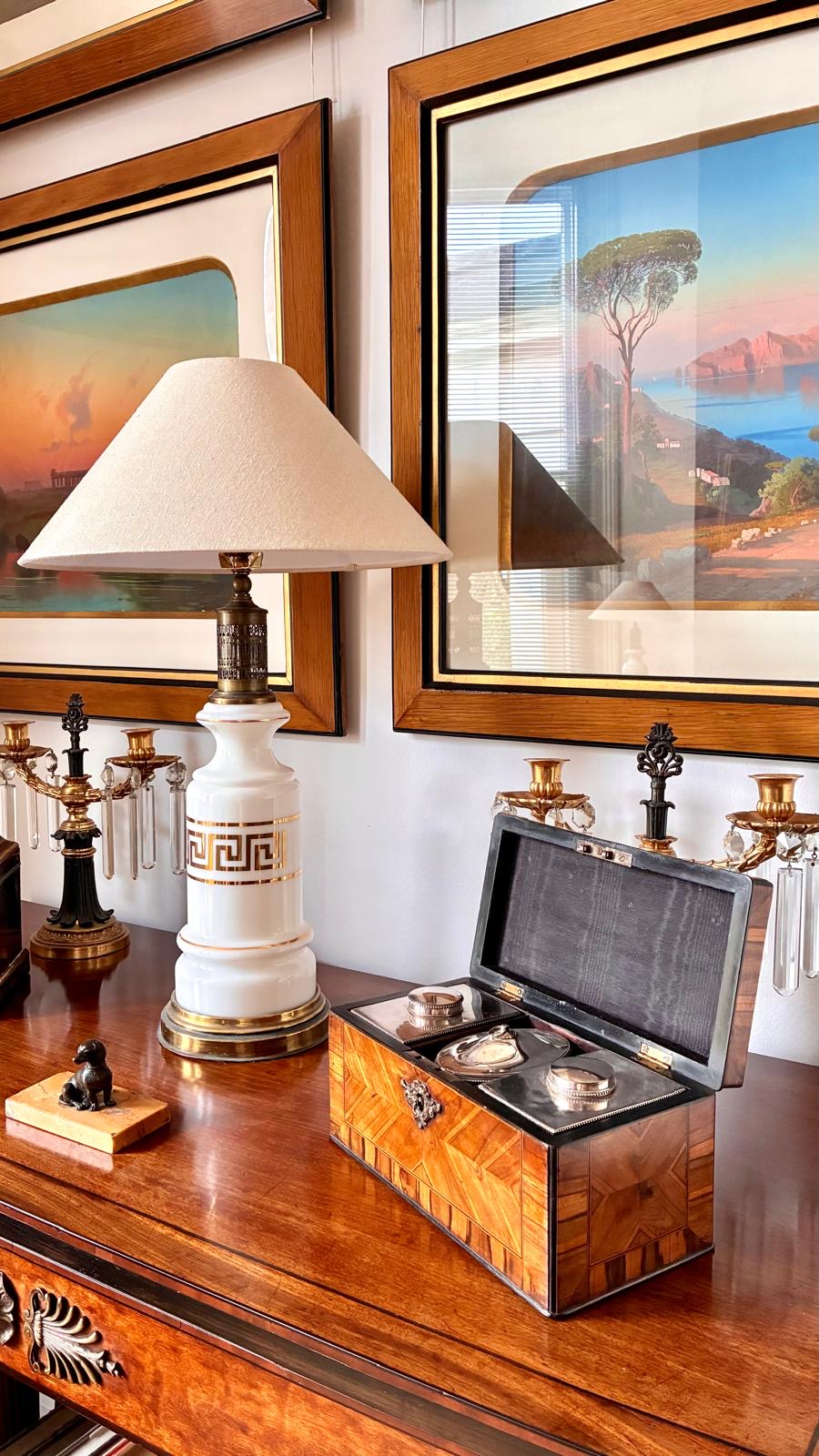 George II Period Parquetry Cocuswood Tea Caddy