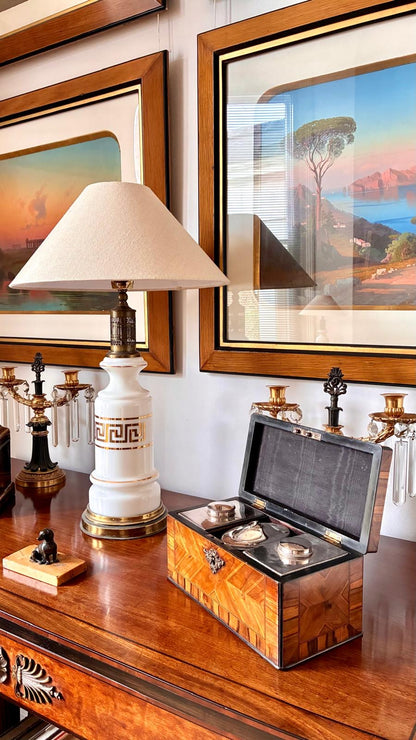 George II Period Parquetry Cocuswood Tea Caddy