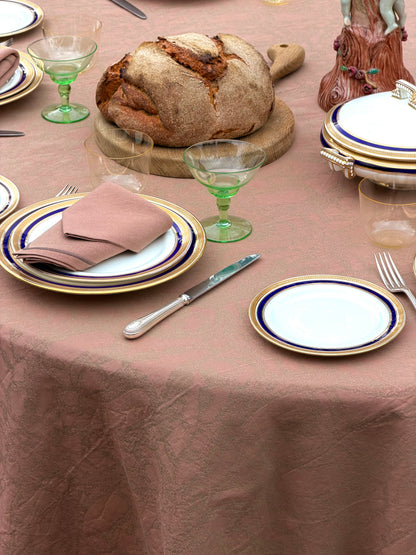 Galatina Rosé Damask Tablecloth