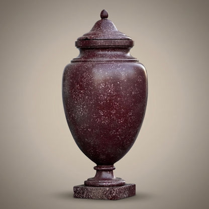Large 18th Century Imperial Red Porphyry Vase