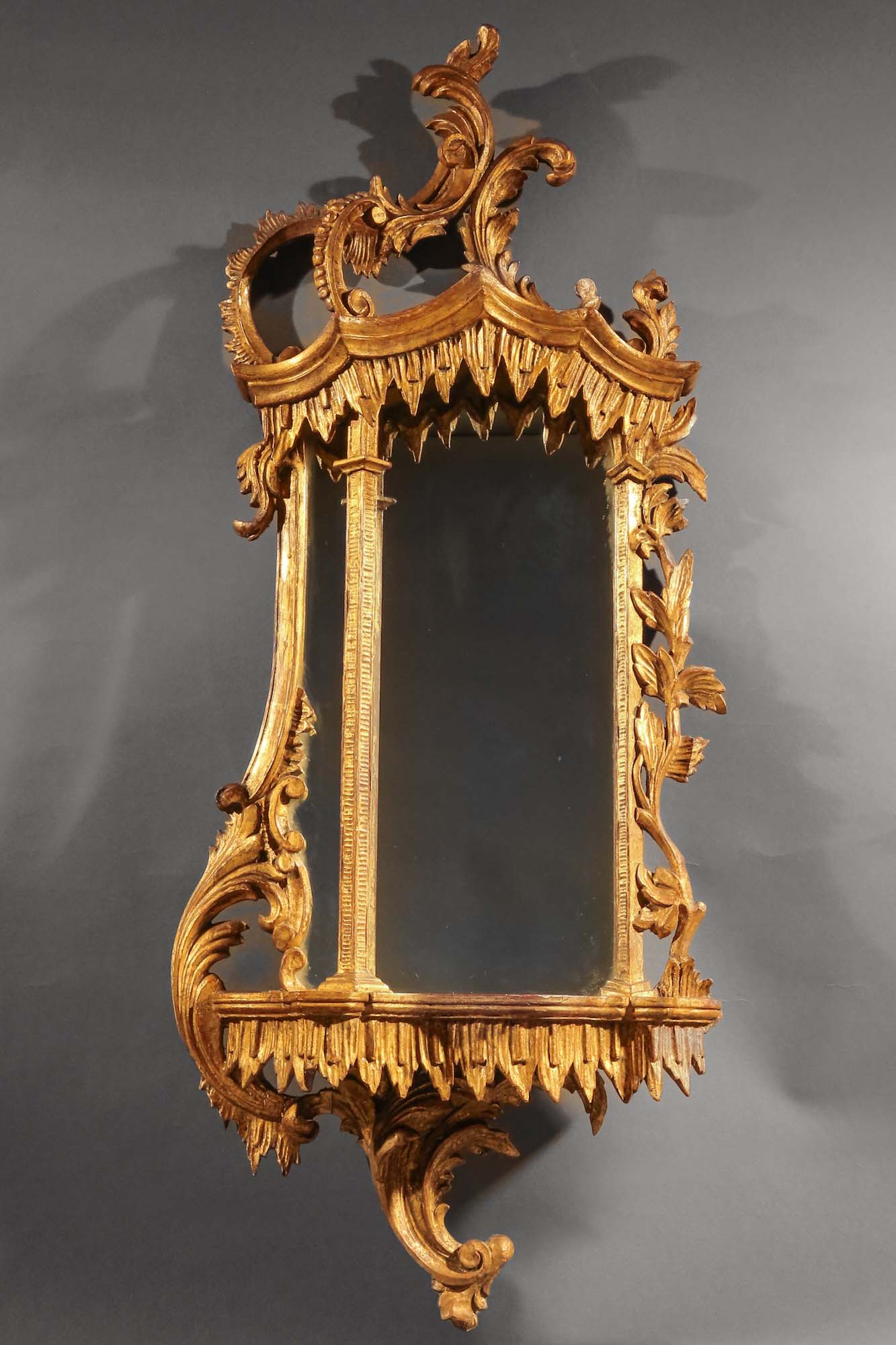 Pair of 19th Century Giltwood Wall Mirrors