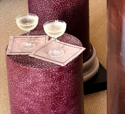 Large Faux Porphyry Columns or Stands