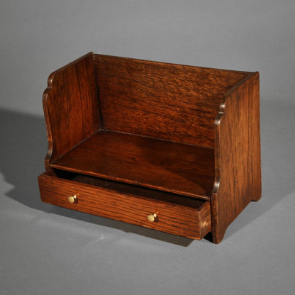 19th Century Oak Table Bookshelf