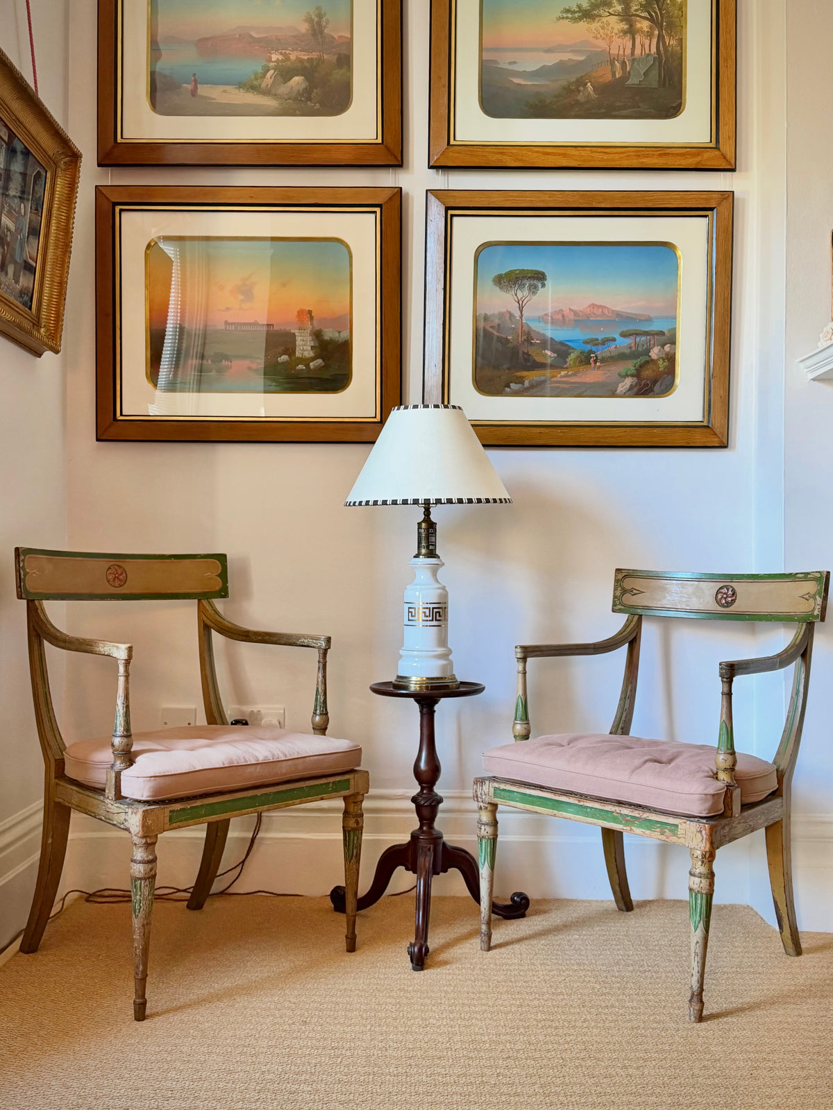 Early 19th Century Painted Armchairs