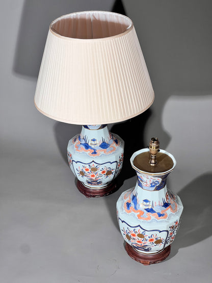 Pair of Imari Table Lamps